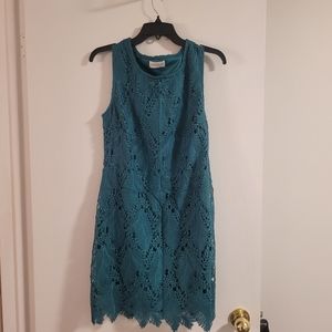 Apricot Turquois lace dress